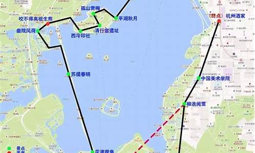 杭州一日自驾游路线推荐_杭州一日自驾游路线推荐图